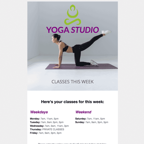 Online Yoga Class Event Invite 2